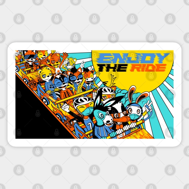 Enjoy the Ride (Album) Cover Art (Variant 2) Sticker by MOULE